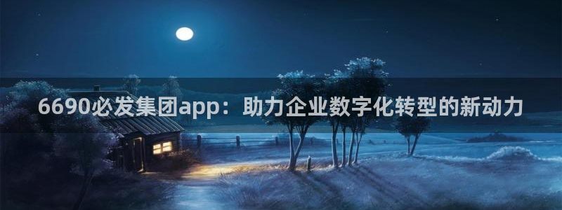 必发集团app下载安装手机版：6690必发集团app：助力企业数字化转型的新动力